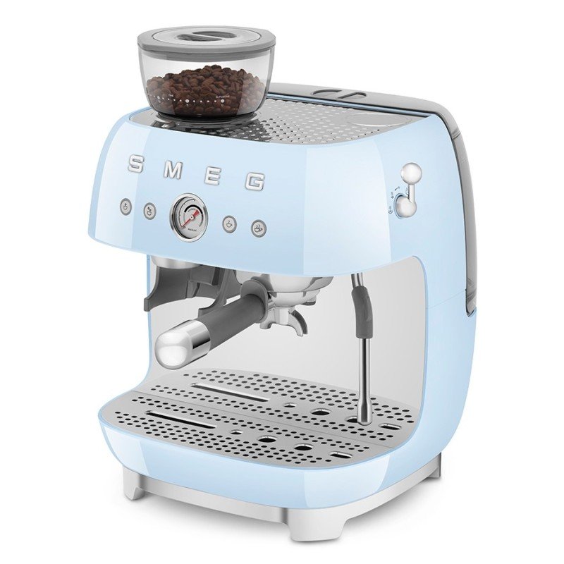 Smeg EGF03PBEU Manuel espressomaskine Inkl. Kværn Pastelblå