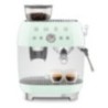 Smeg EGF03PGEU Manuel Espressomaskine Inkl. Kværn Pastelgrøn
