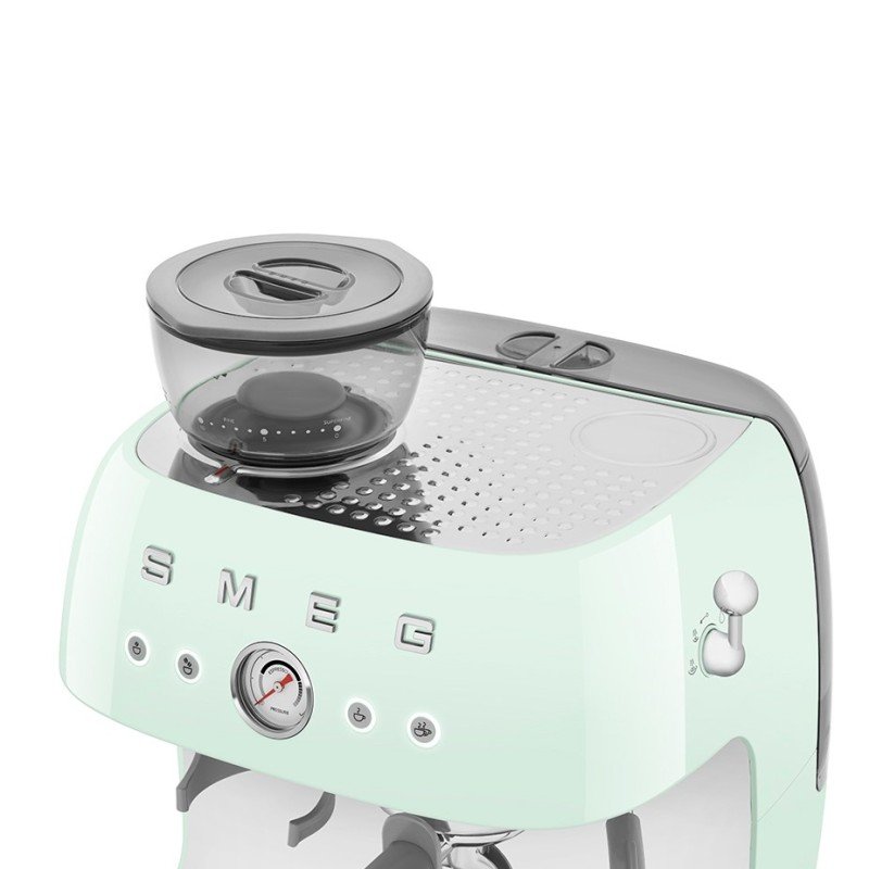 Smeg EGF03PGEU Manuel espressomaskine Inkl. Kværn Pastelgrøn