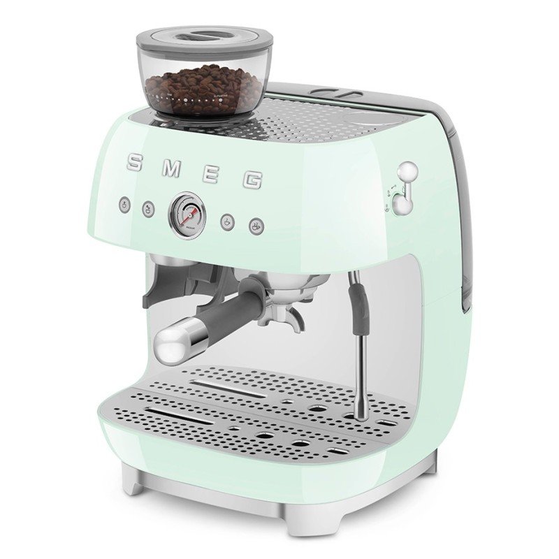 Smeg EGF03PGEU Manuel espressomaskine Inkl. Kværn Pastelgrøn