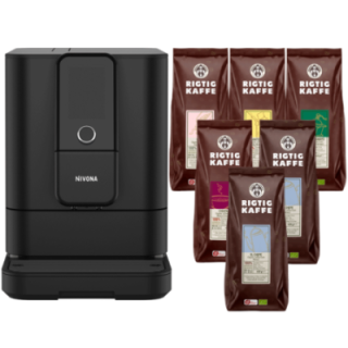 Nivona NIVO 8101 Sort Inkl. 6x400g Rigtig Kaffe Organic