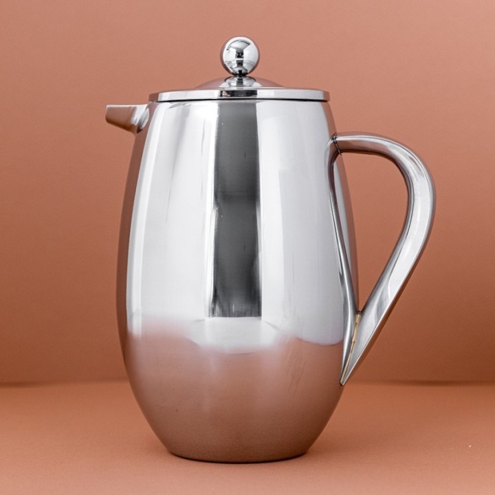 La Cafetière 3 Kop. Stempelkande Stål