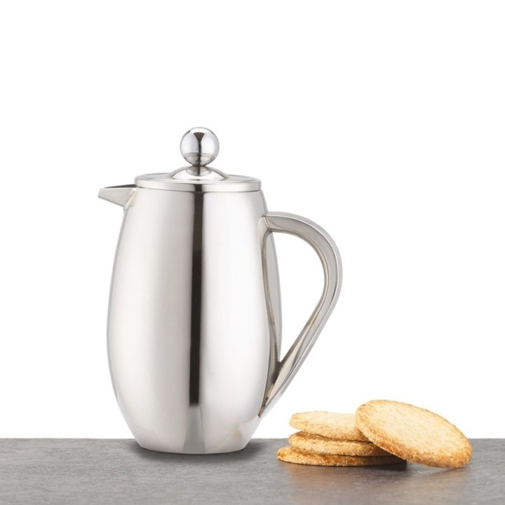 La Cafetière 3 Kop. Stempelkande Stål