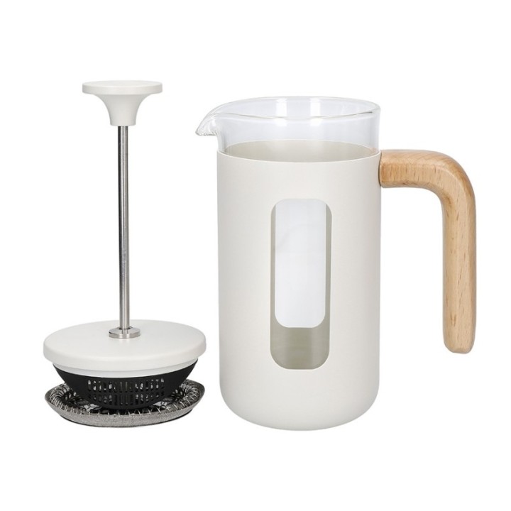 La Cafetière Pisa 3 Kop. Stempelkande Hvid