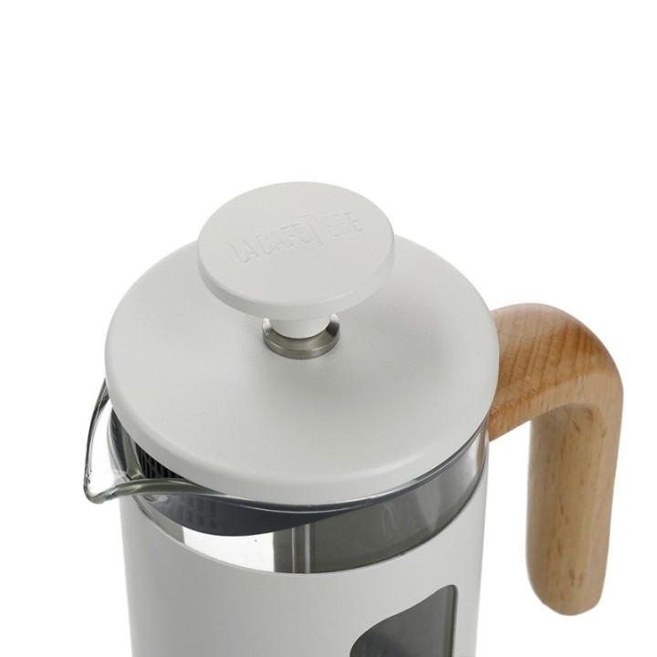La Cafetière Pisa 3 Kop. Stempelkande Hvid