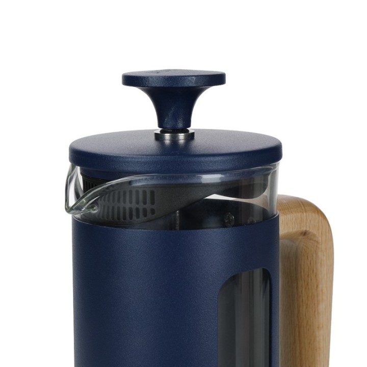 La Cafetière Pisa 3 Kop. Stempelkande Navy
