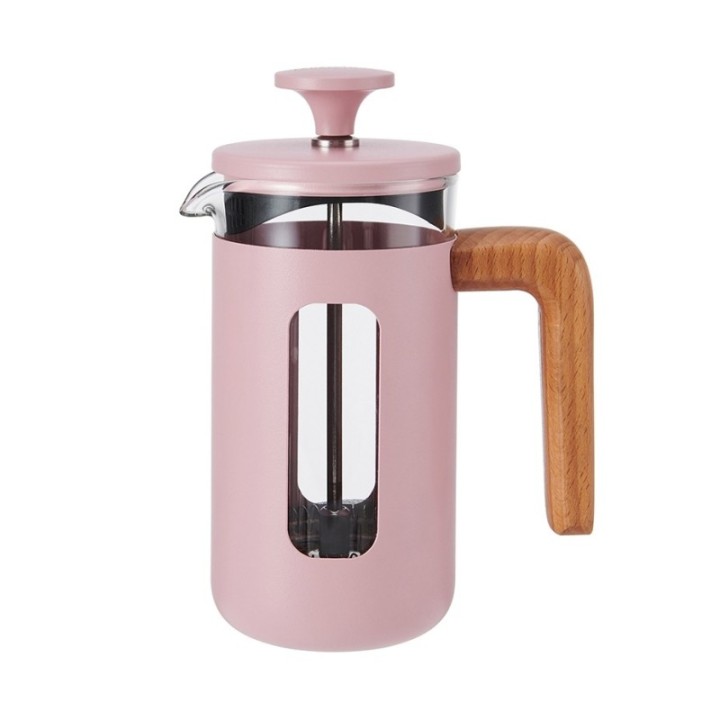 La Cafetière Pisa 3 Kop. Stempelkande Pink