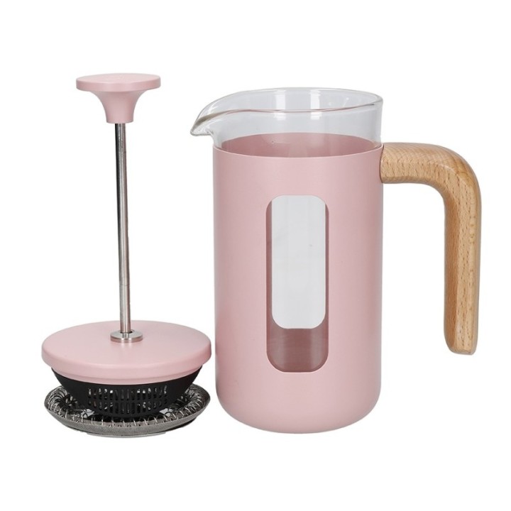La Cafetière Pisa 3 Kop. Stempelkande Pink