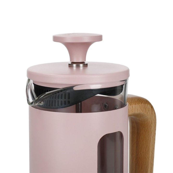 La Cafetière Pisa 3 Kop. Stempelkande Pink