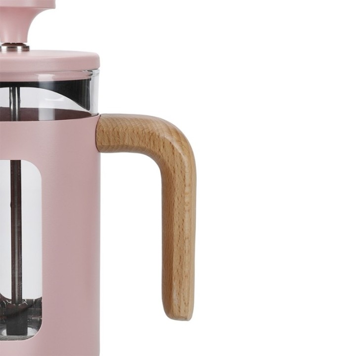 La Cafetière Pisa 3 Kop. Stempelkande Pink