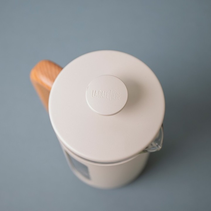 La Cafetière Pisa 8 Kop. Stempelkande Hvid