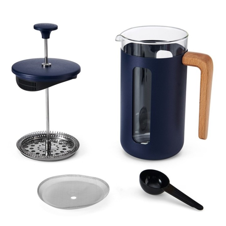La Cafetière Pisa 8 Kop. Stempelkande Navy