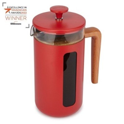 La Cafetière Pisa 8 Kop. Stempelkande Rød