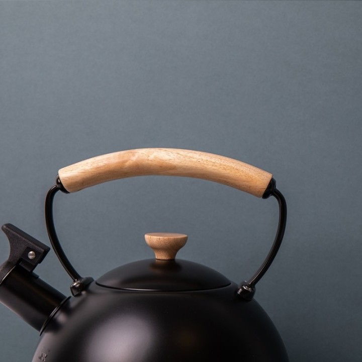 La Cafetière 1,6 L Kedel Sort m. Træ