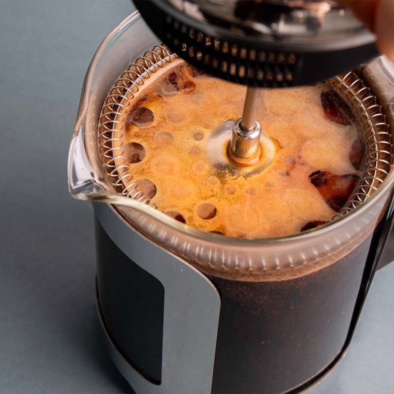 La Cafetière Roma 4 Kop. Stempelkande Rustfrit Stål
