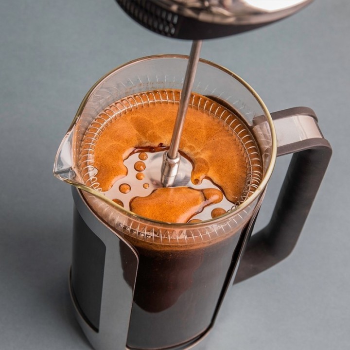 La Cafetière Roma 8 Kop. Stempelkande Rustfrit Stål