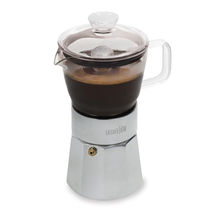 La Cafetière Verona 6 Kop. Espressokande Stål