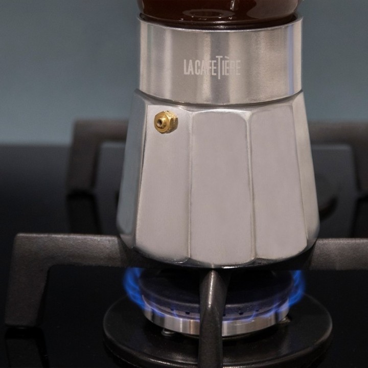 La Cafetière Verona 6 Kop. Espressokande Stål