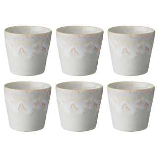Costa Nova Gres Espressokopper 6 stk 0,10L Hvid