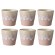 Costa Nova Gres Espressokopper 10 cl 6 Stk Rosa