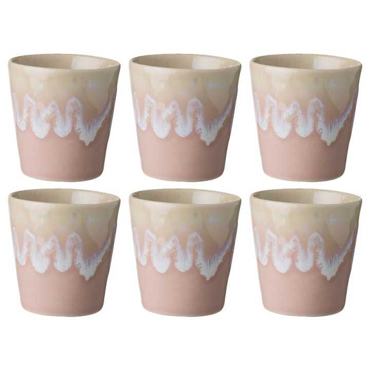 Costa Nova Gres Krus 6 stk 0,21L Rosa