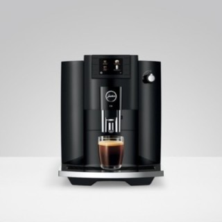 Jura E6 (EC) Piano Black Espressomaskine Inkl. 3kg Rigtig Kaffe Super Crema