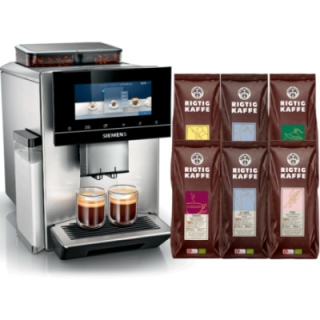 Siemens TQ907R03 EQ900 s700 Espressomaskine Inkl. 6x400g Rigtig Kaffe Organic