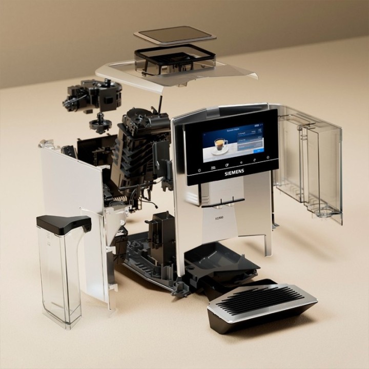 Siemens TQ905R03 EQ900 s500 Espressomaskine Inkl. 6x400g Rigtig Kaffe Organic