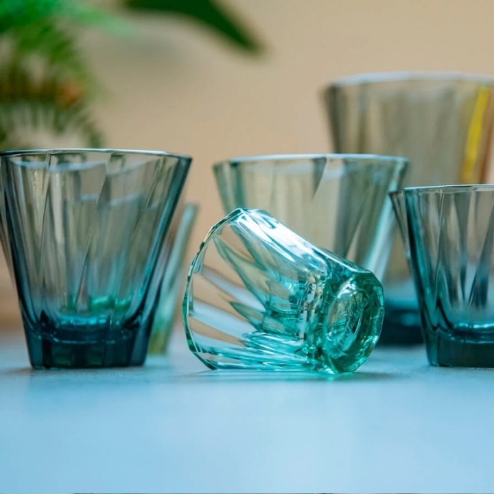 Loveramics Twisted Espresso Glas 7 cl 1 Stk Grøn