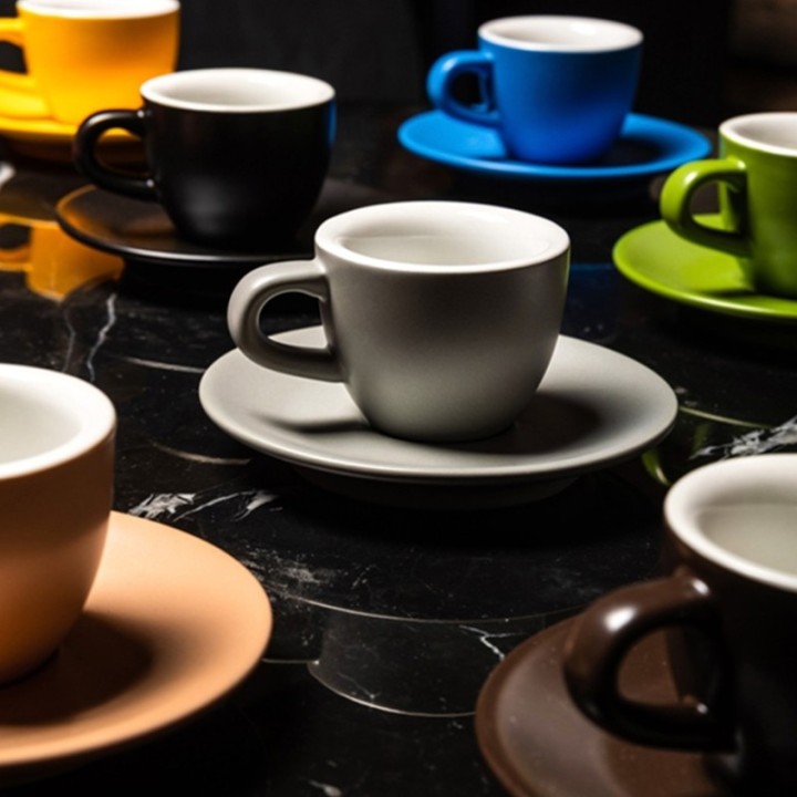 Club House Tulipano Espresso m. Underkop Mat Grå 7 cl 1 Stk