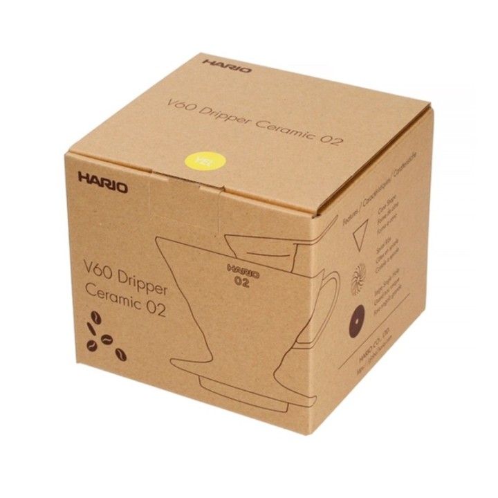 Hario V60-02 Keramik Dripper Gul 2 Kop.