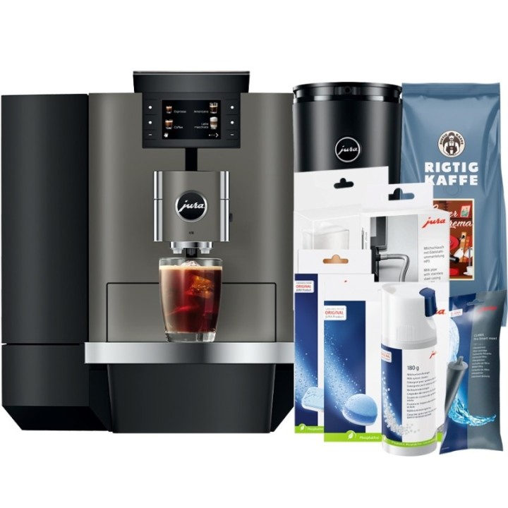 Jura X10 (EA) Dark Inox Espressomaskine - Erhvervspakke