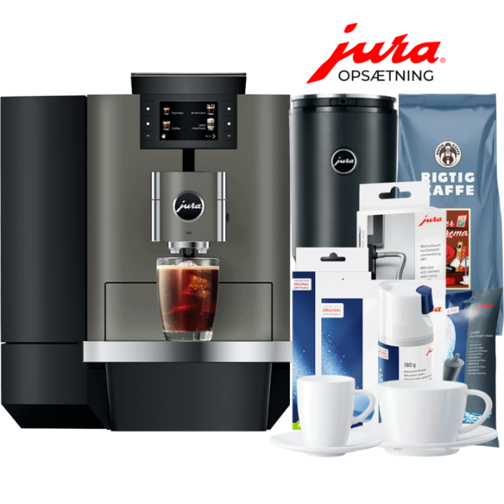 Jura X10 (EA) Dark Inox Espressomaskine - Erhvervspakke
