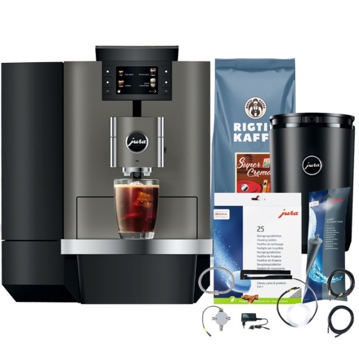 Jura X10 (EA) Dark Inox Espressomaskine - Erhvervspakke