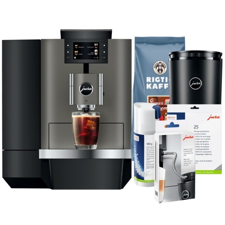 Jura X10 (EA) Dark Inox Espressomaskine - Erhvervspakke