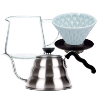Loveramics Filterbryg Sæt Inkl. Mellow Dripper 2 Kop, Stand, Glaskande & V60 Kedel