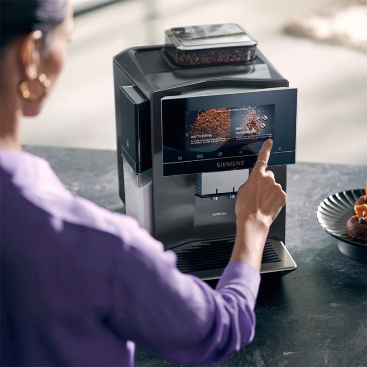 Siemens TQ905RZ5 EQ900 Plus Espressomaskine Inkl. 6kg Rigtig Kaffe