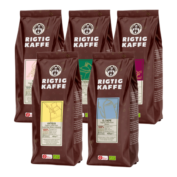Rigtig Kaffe Brun Pakke v/24kg