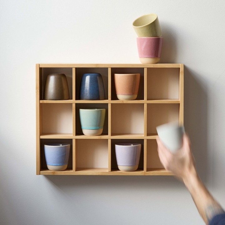 Aida RAW Colour Krus 30 cl 6 Stk Blueish