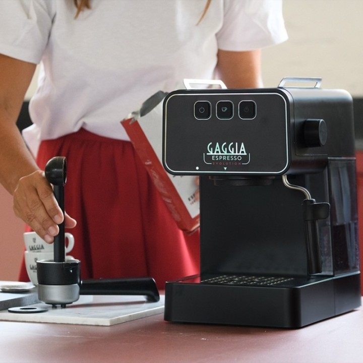 Gaggia Espresso Evolution Sort Inkl. Club House Maniko Espresso 6 Stk