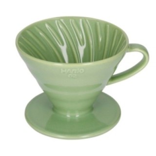 Hario V60-02 Keramik Dripper Smokey Grøn 2 Kop.