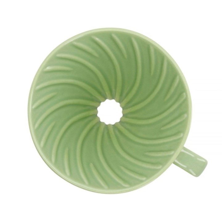 Hario V60-02 Keramik Dripper Smokey Grøn 2 Kop.