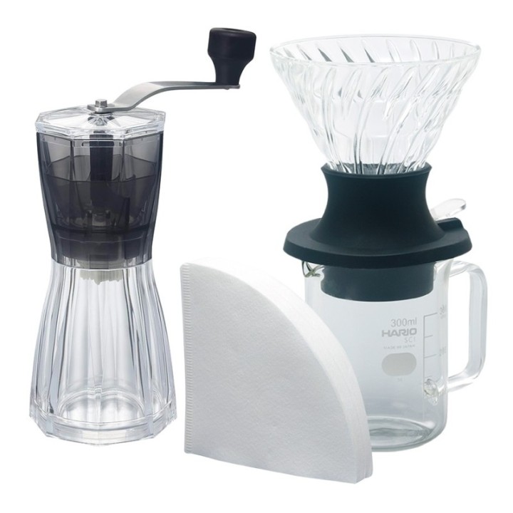 Hario Immersion Switch Filterbryg Sæt Inkl. Hario Octo Kaffemølle