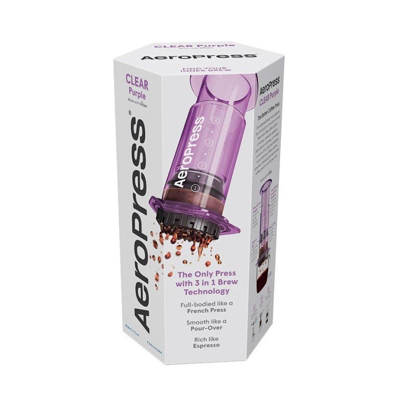 AeroPress Clear Lilla Rejsebrygger