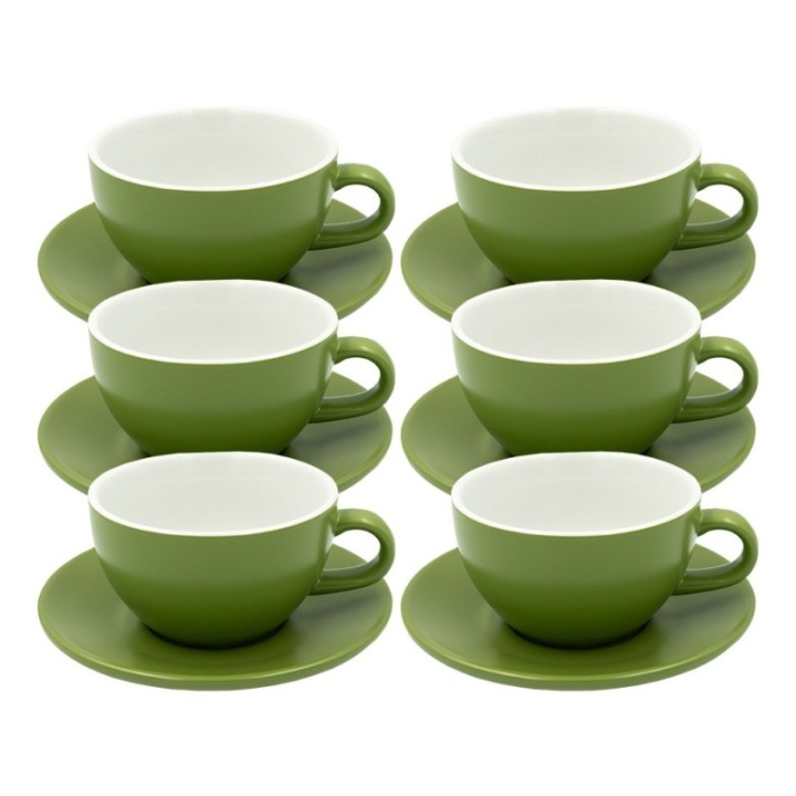 Club House Tulipano Latte m. Underkop Mat Grøn 30 cl 6 Stk