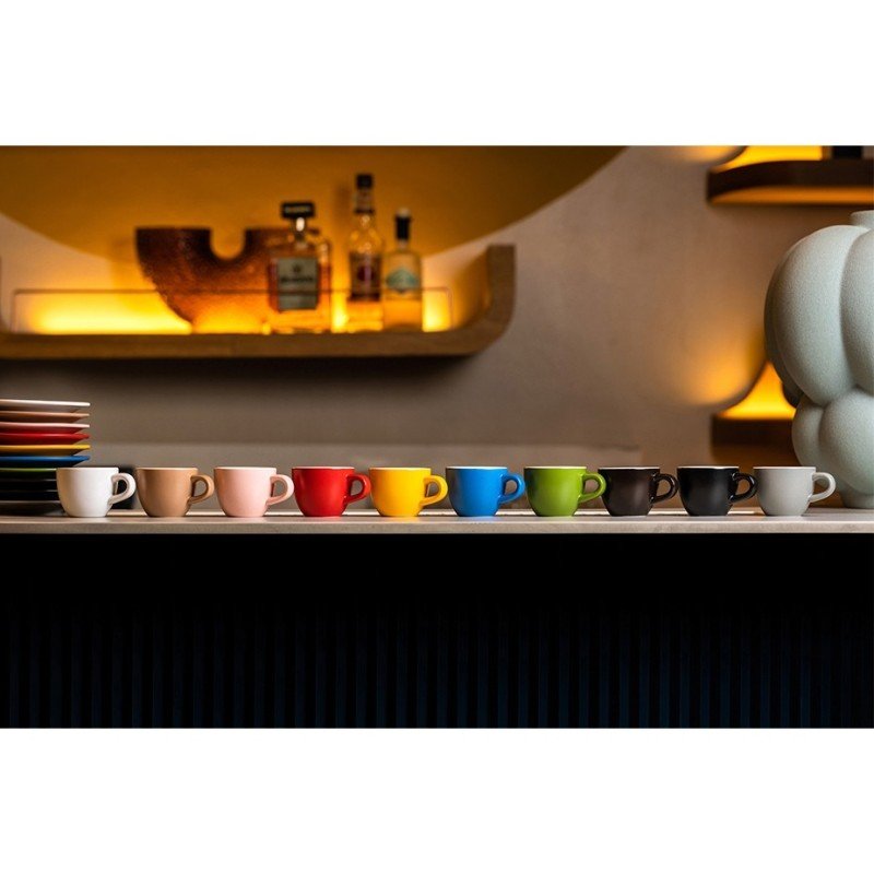 Club House Tulipano Espresso m. Underkop Mat Rosa 7 cl 6 Stk