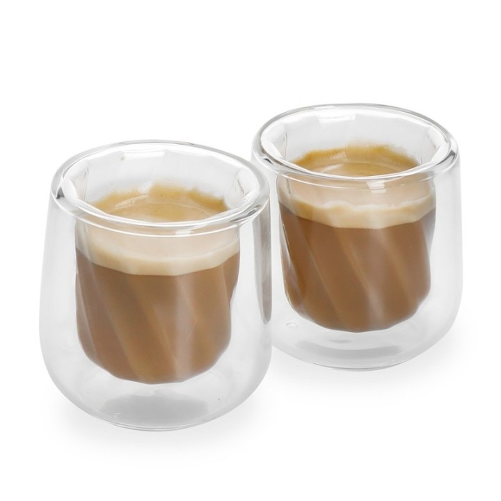 La Cafetière Dobbeltvægget Cortado Glas 13,5 cl 2 Stk