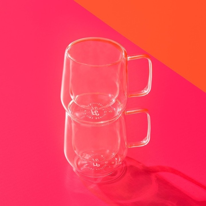 La Cafetière Dobbeltvægget Espressoglas 10 cl 2 Stk