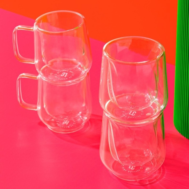 La Cafetière Dobbeltvægget Espressoglas 10 cl 6 Stk