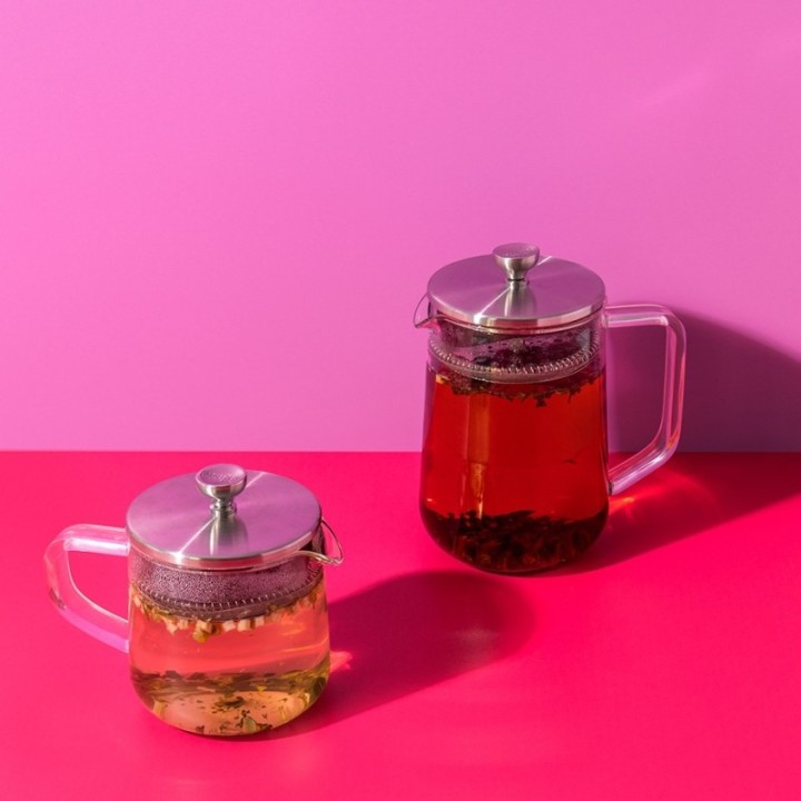 La Cafetière 4 Kop. Tebrygger Stål/Glas